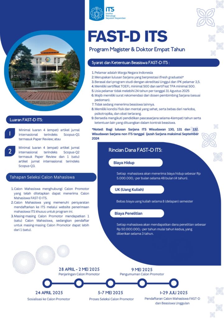 Beasiswa Fast-D ITS