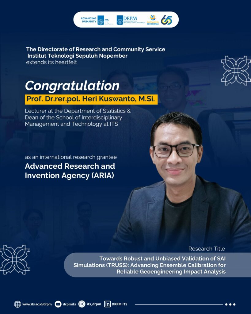 Prof. Heri Kuswanto, a statistician