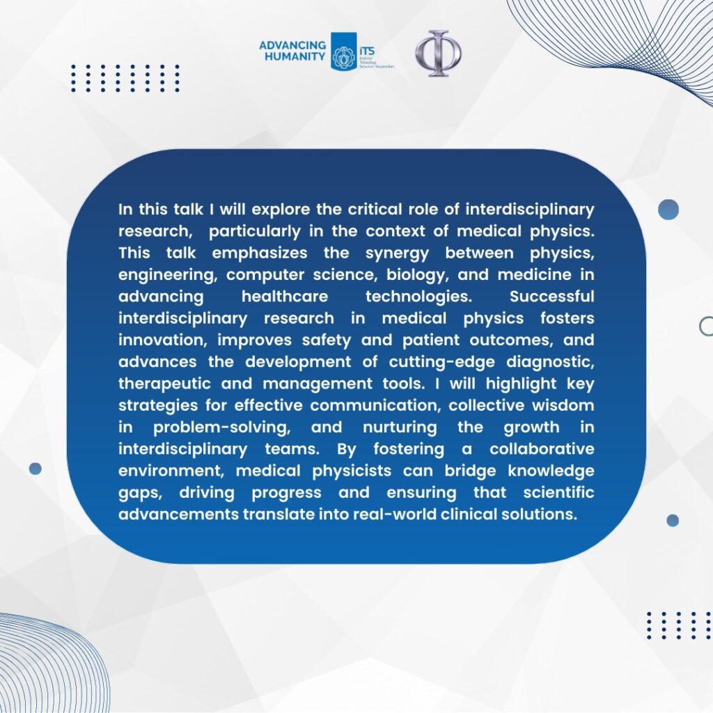 Kuliah Tamu Building Bridges Departemen Fisika FSAD ITS Surabaya