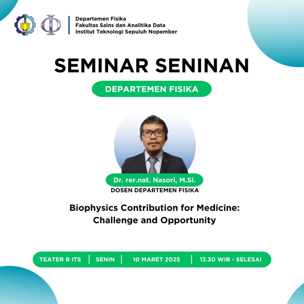 Nasori Seminar seninan Departemen Fisika FSAD ITS Surabaya