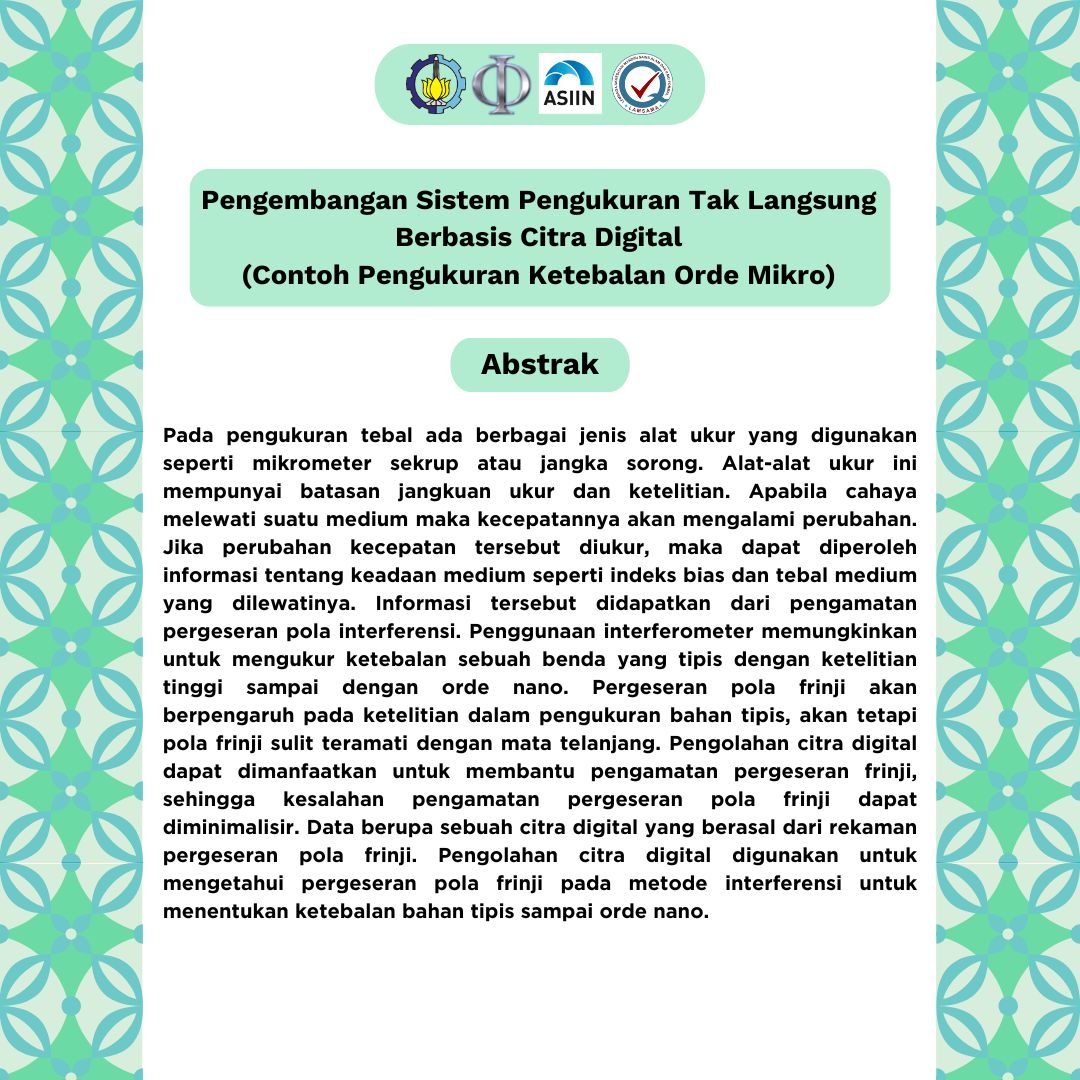 seminar seninan muhammad arief bustomi departemen fisika fsad its surabaya