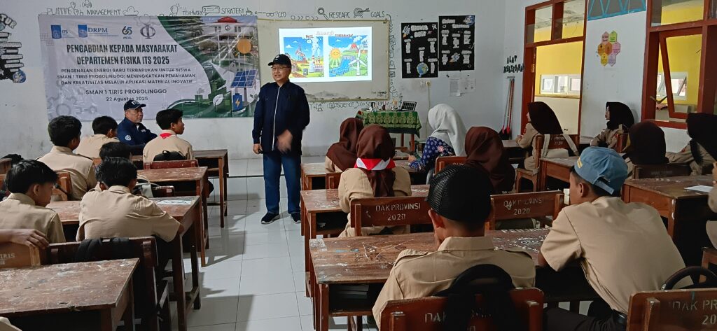 pengabdian masyarakat dosen departemen fisika ITS SMAN ! Tiris Probolinggo