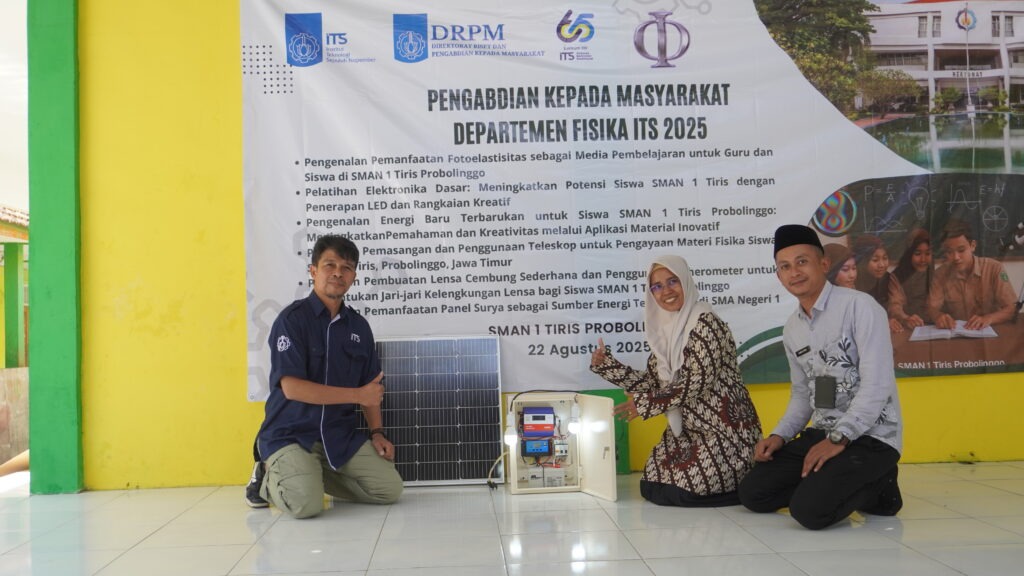 pengabdian masyarakat dosen departemen fisika ITS SMAN ! Tiris Probolinggo