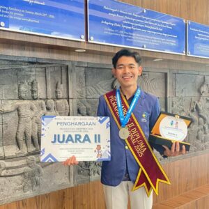 Muhammad Fakhrudin Zukhri meraih Juara 2 Nasional jenjang Diploma