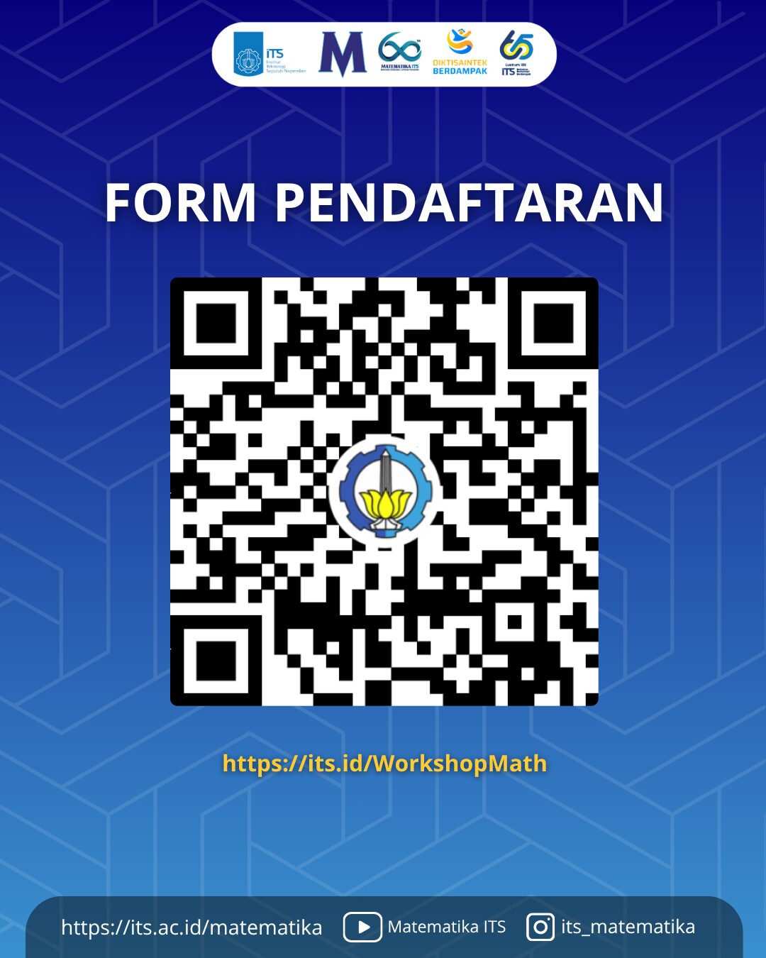 Departemen Matematika ITS Gelar Workshop Data Science Bersama NTUST Taiwan