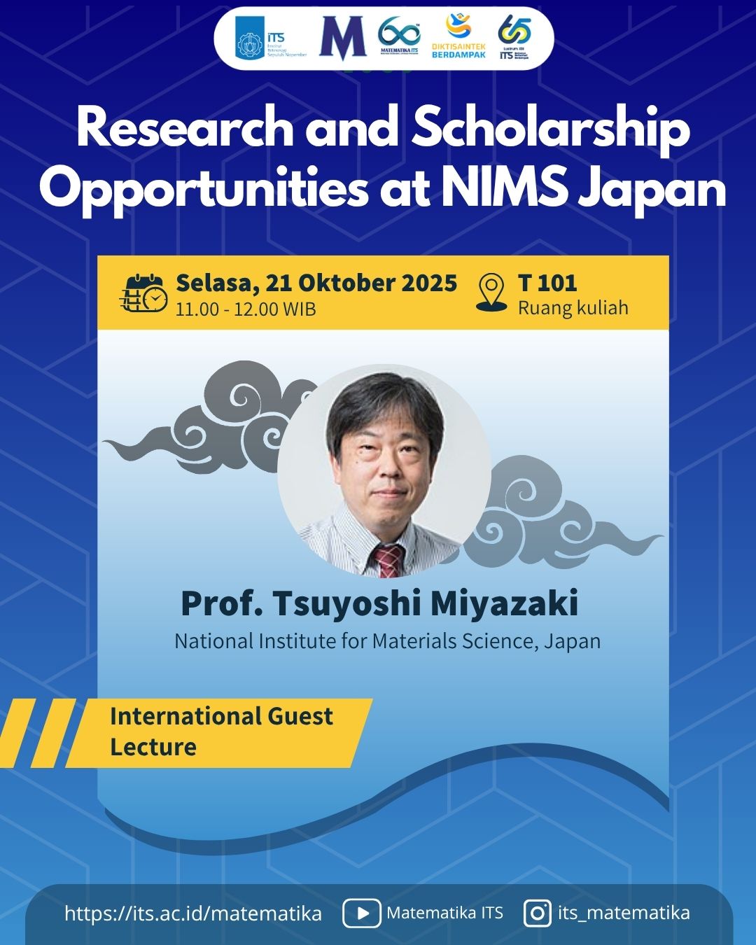 International Guest Lecture Series – Departemen Matematika ITS