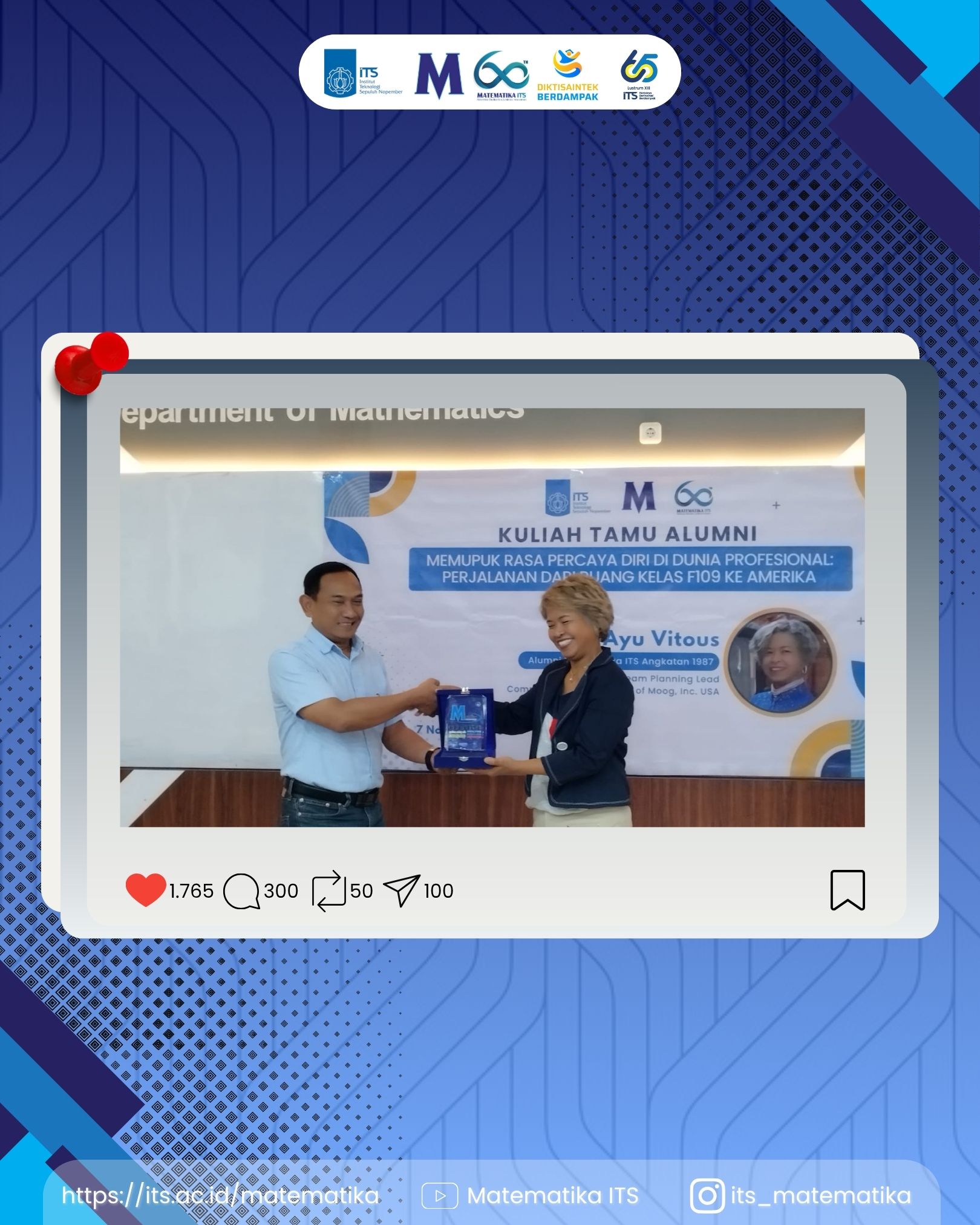 Memupuk Rasa Percaya Diri di Dunia Profesional: Perjalanan dari Ruang Kelas F109 ke Amerika