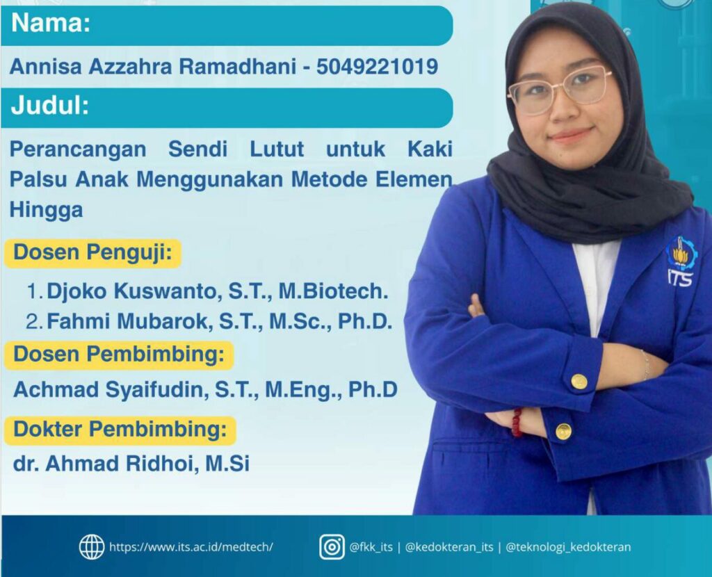 Suasana Sidang Tugas Akhir Teknologi Kedokteran ITS perdana