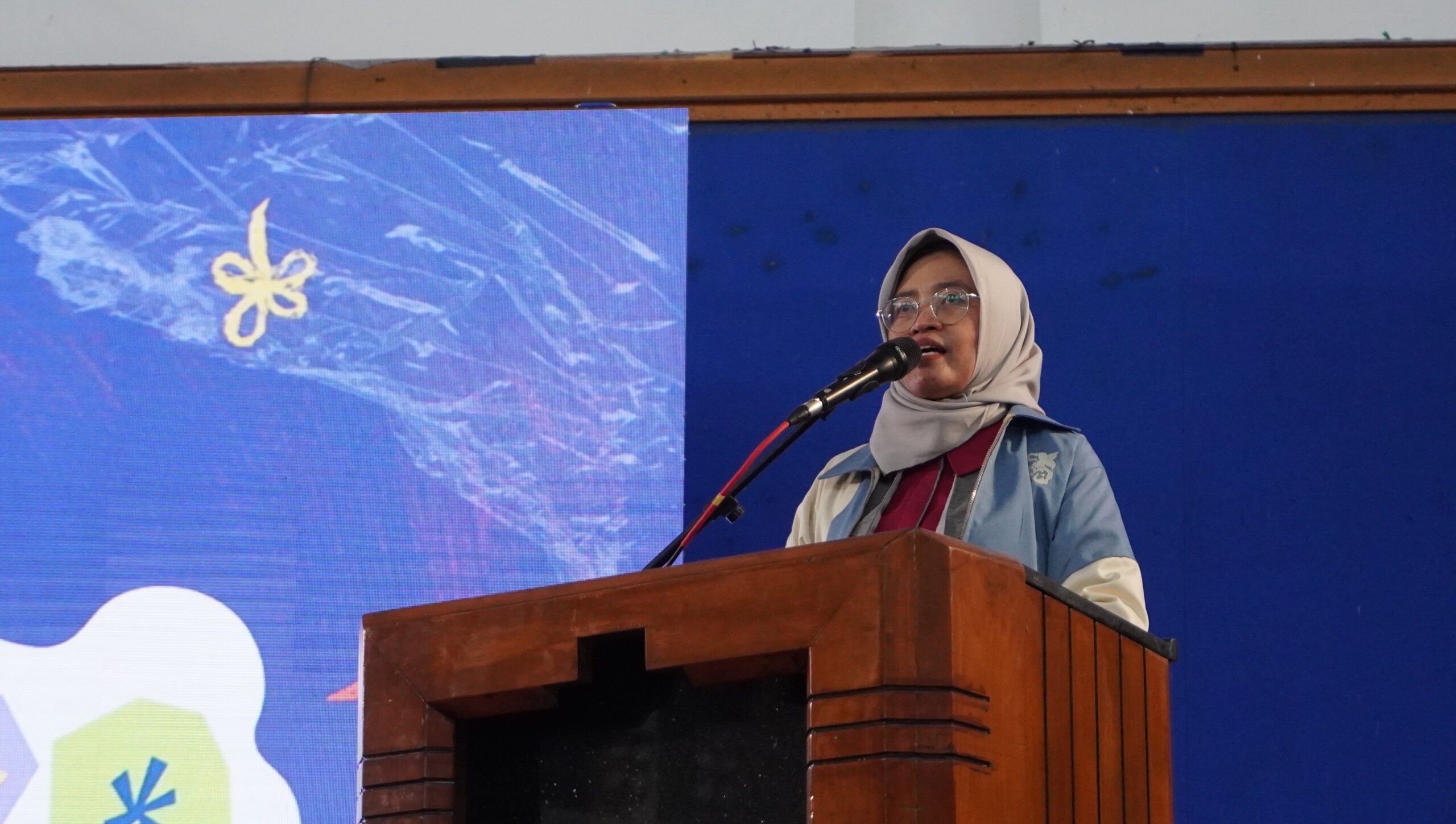 Gambar sambutan WR pada gelaran grand opening ITS Expo 2024