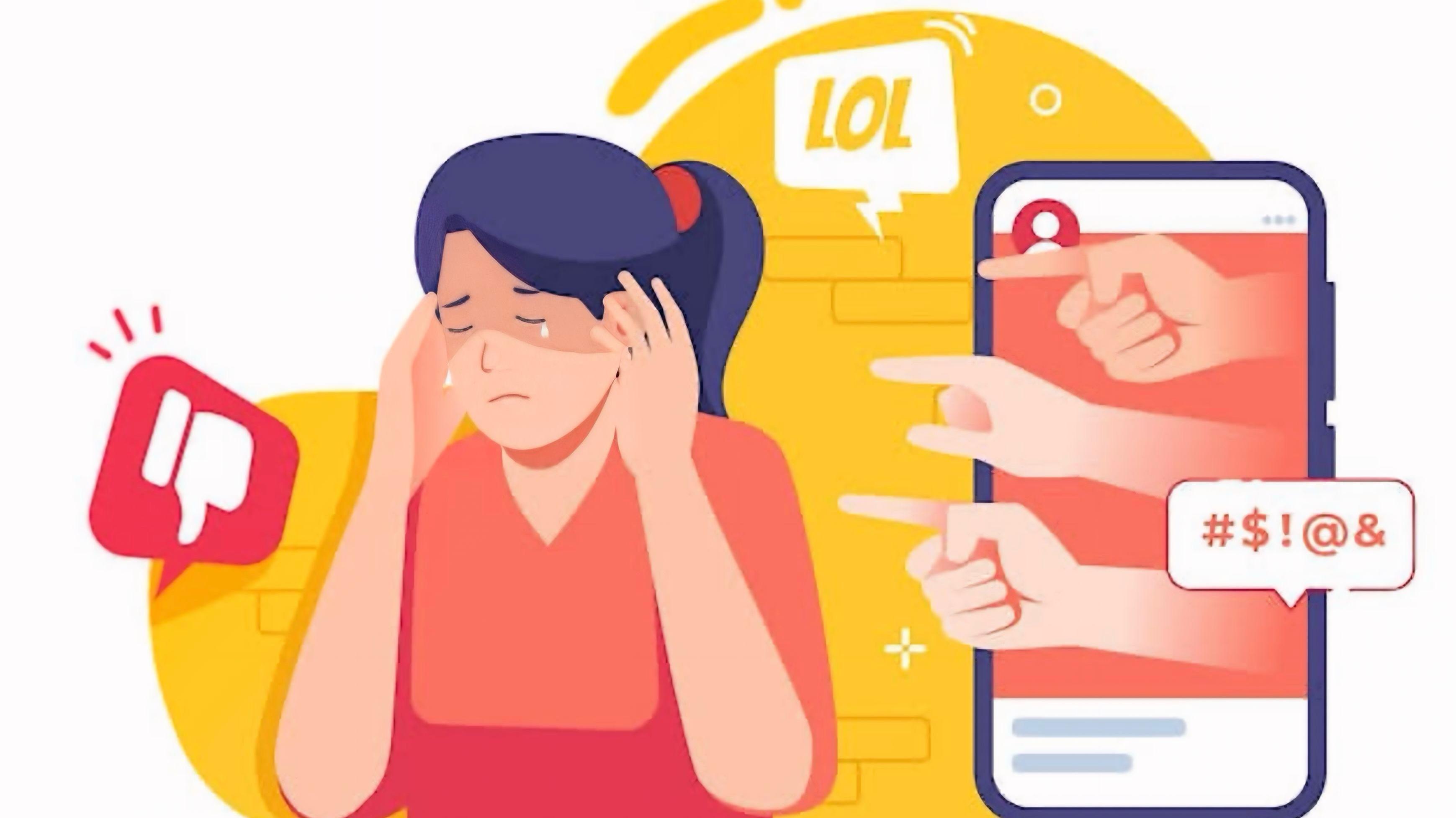 Ilustrasi dampak psikologis akibat Trial by Social Media, di mana seseorang bisa menjadi sasaran hujatan dan tekanan publik di internet