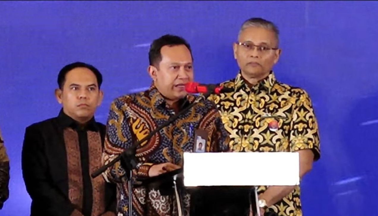 Wakil Rektor IV ITS Prof Agus Muhamad Hatta ST MSi PhD saat menyampaikan sambutan pada peluncuran BUMD Transformation Center (BTC)