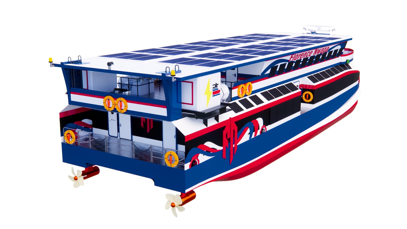 Gambar desain kapal milik Tim Nawasena ITS