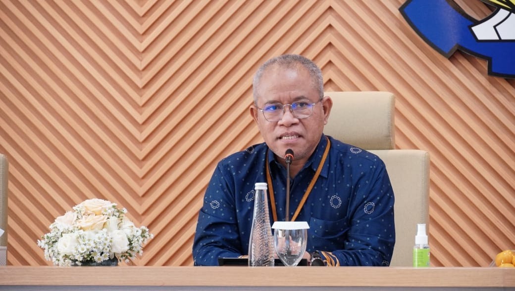 Wakil Rektor III ITS Imam Baihaqi ST MSc PhD ketika membuka forum diskusi ASEAN BCG Network Meeting 2025