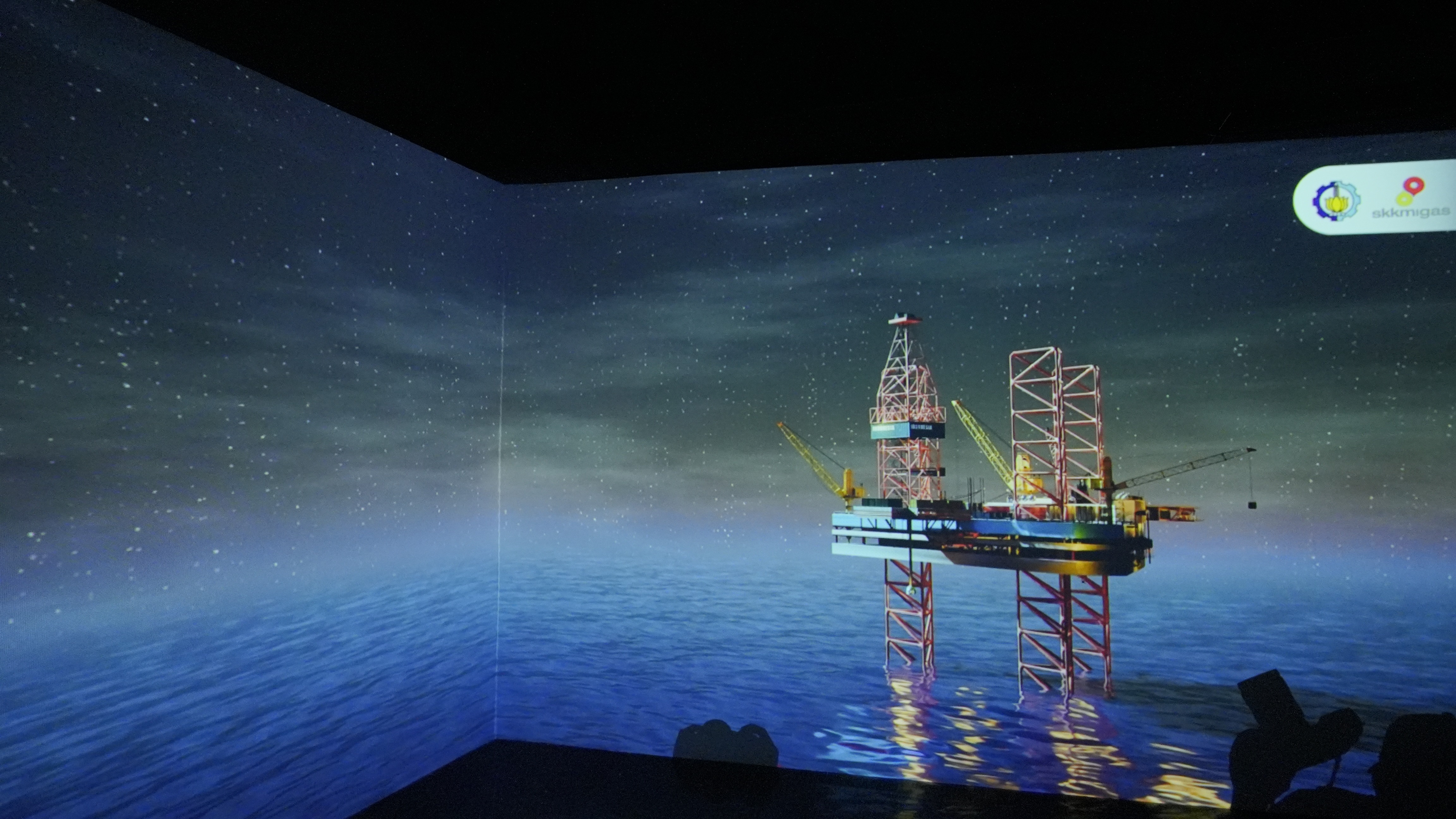 Salah satu fasilitas yang ditawarkan oleh Migas Corner ITS berupa edukasi interaktif tentang sektor industri migas menggunakan teknologi metaverse