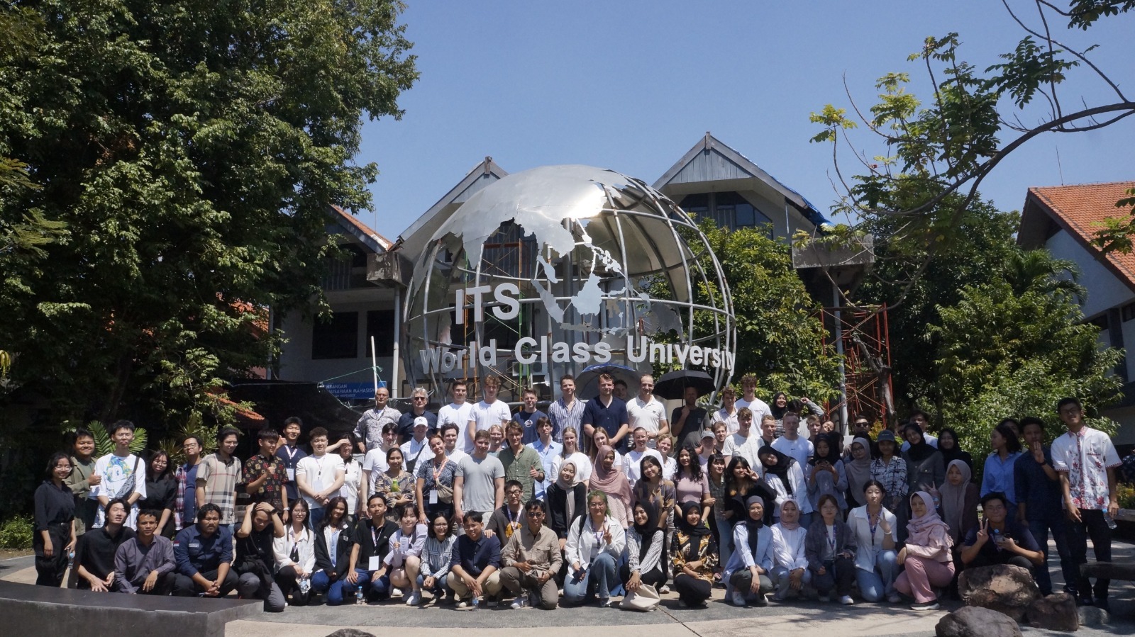 Program Global Project Based Learning (GPBL) ITS in Sustainable Building bersama KONE, Saxion University of Applied Sciences Netherlands, VIVES University of Applied Sciences Belgium dan BRAUIC China