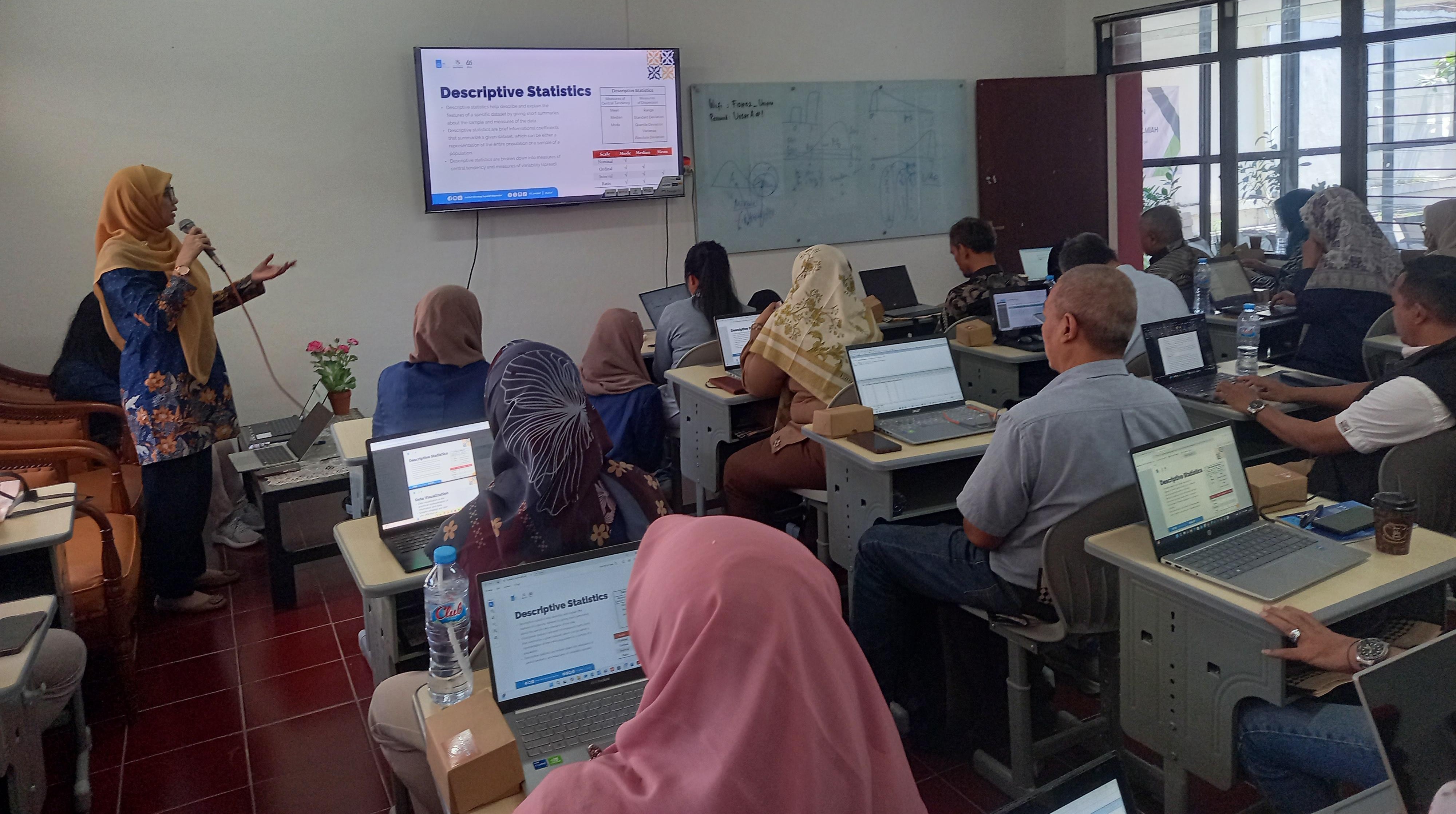 penjelasan analisis deskriptif