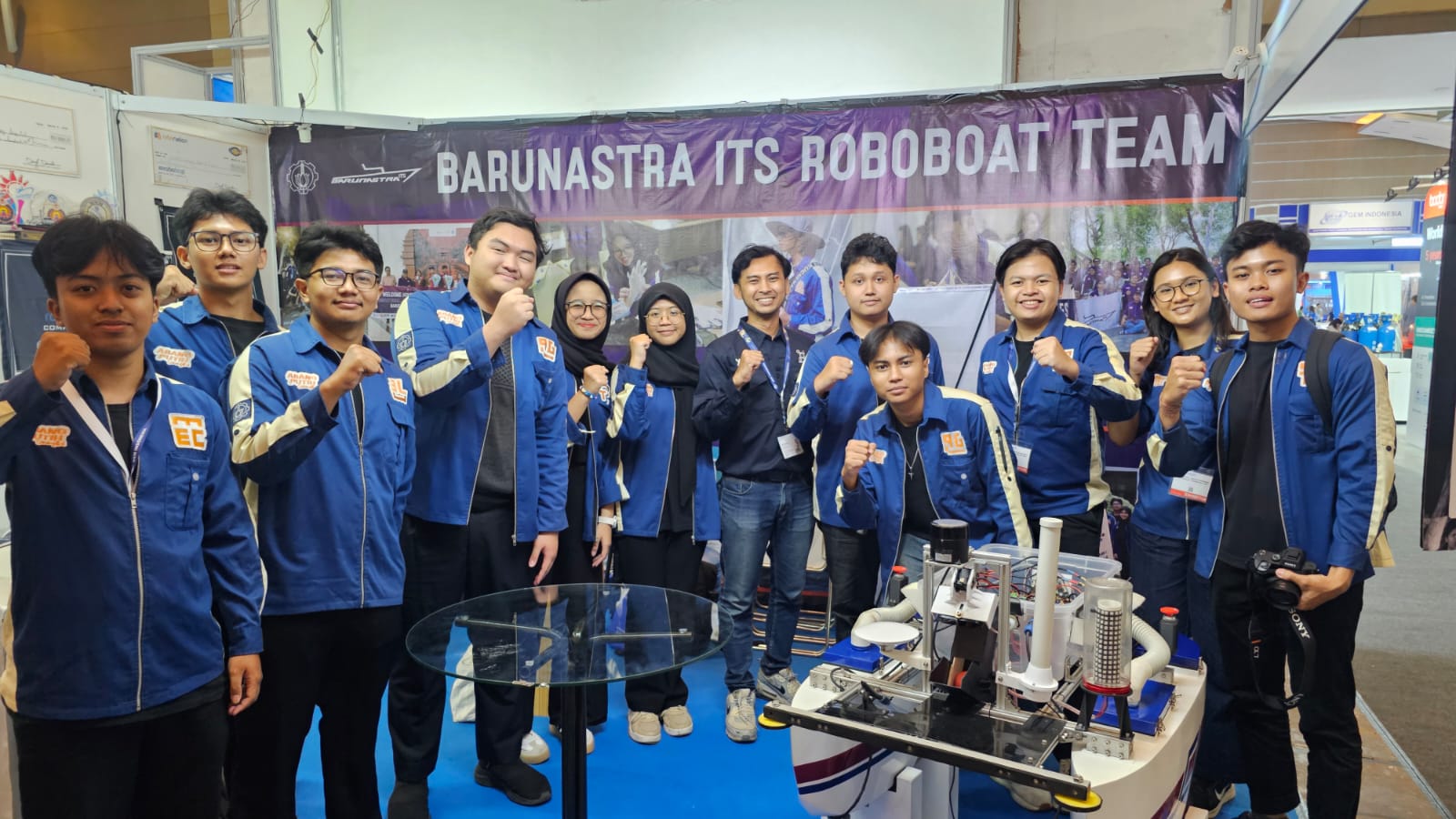 Gambar Tim riset kapal autonomous Barunastra ITS meramaikan ekshibisi INAMARINE 2025