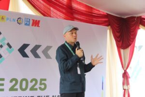 General Manager PLN Puslitbang Mochamad Soleh saat menyampaikan sambutan di tahap penentuan PLN ICE 2025