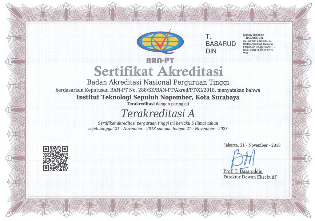 Akreditasi ITS 2018-2023