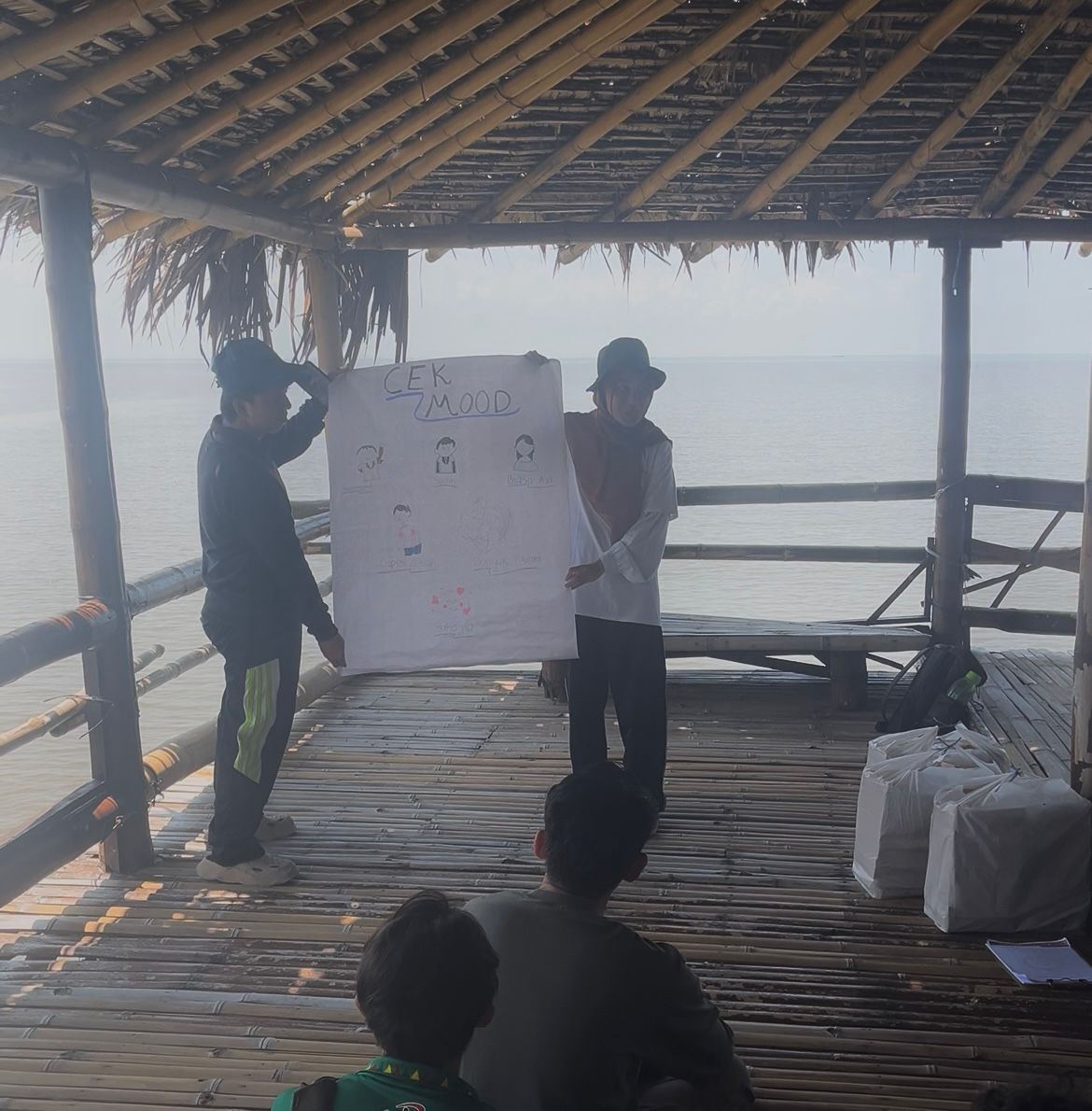 Penyampaian Materi edukasi lingkungan oleh Climate Ranger Surabaya