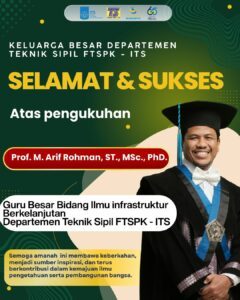 Prof. M. Arif Rohman, ST., MSc., PhD.