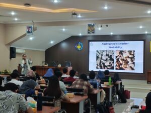 Guest Lecture Ms. Annika Gram from KTH Sweden