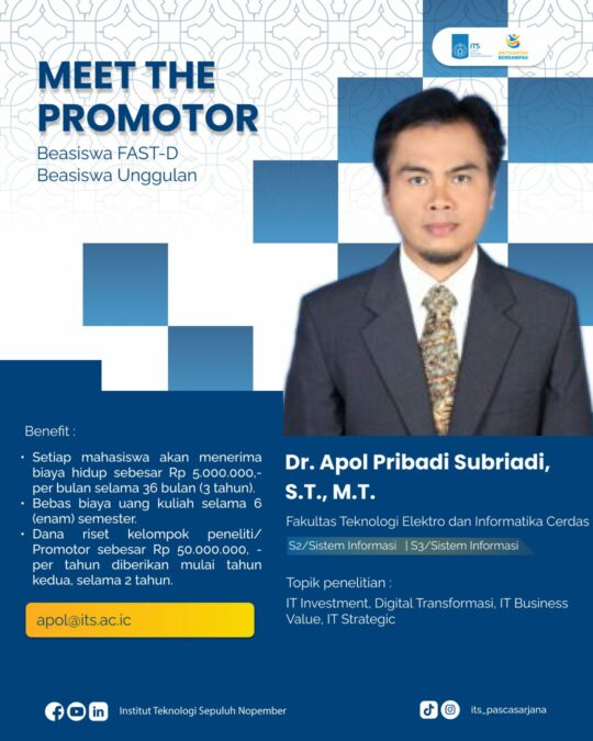 Dr. Apol Pribadi Subriadi, S.T., M.T.