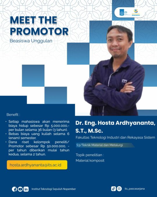 Dr. Eng. Hosta Ardhyananta, S.T., M.Sc.