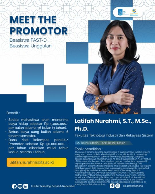 Latifah Nurahmi, S.T., M.Sc., Ph.D.