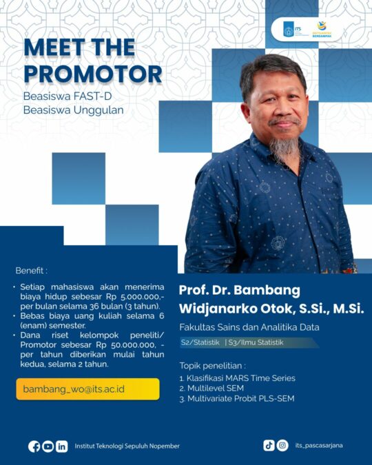Prof. Dr. Bambang Widjanarko Otok, S.Si., M.Si.