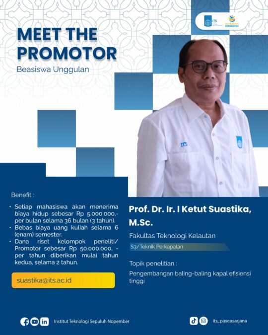 Prof. Dr. Ir. I Ketut Suastika, M.Sc.