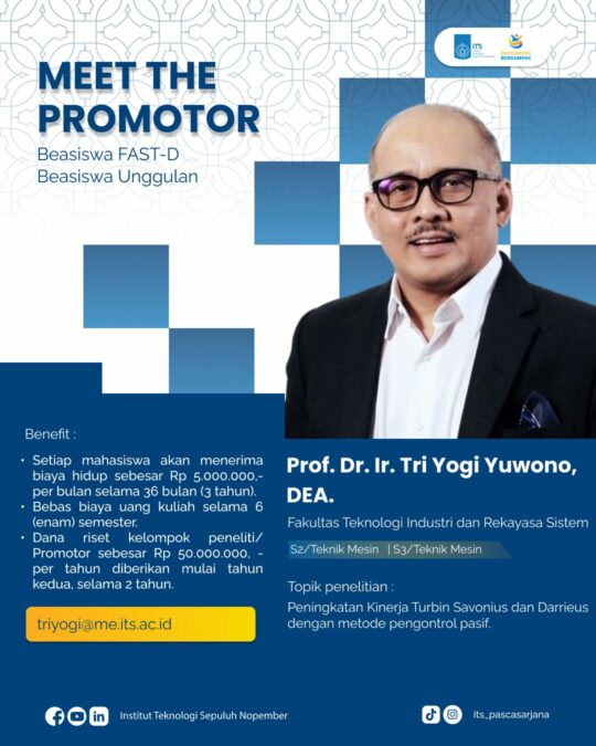 Prof. Dr. Ir. Tri Yogi Yuwono, DEA.