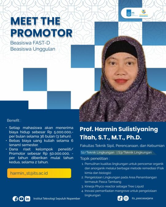 Prof. Harmin Sulistiyaning Titah, S.T., M.T., Ph.D.