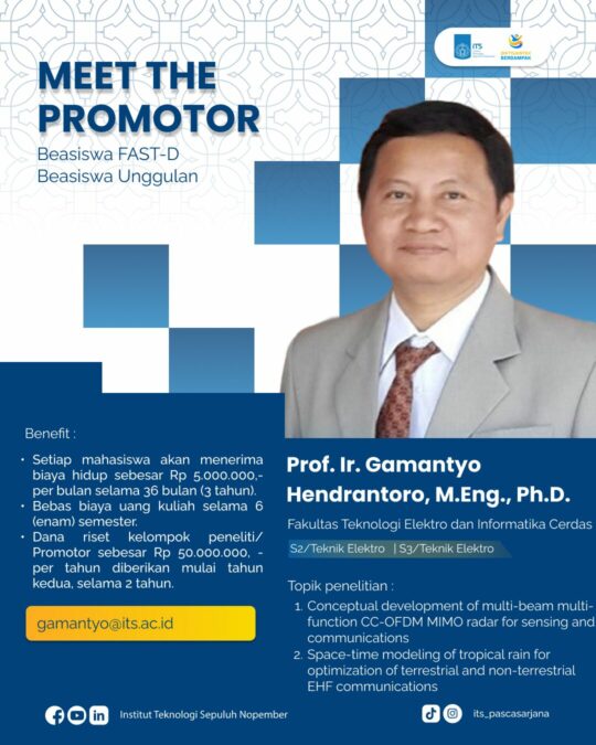 Prof. Ir. Gamantyo Hendrantoro, M.Eng., Ph.D.