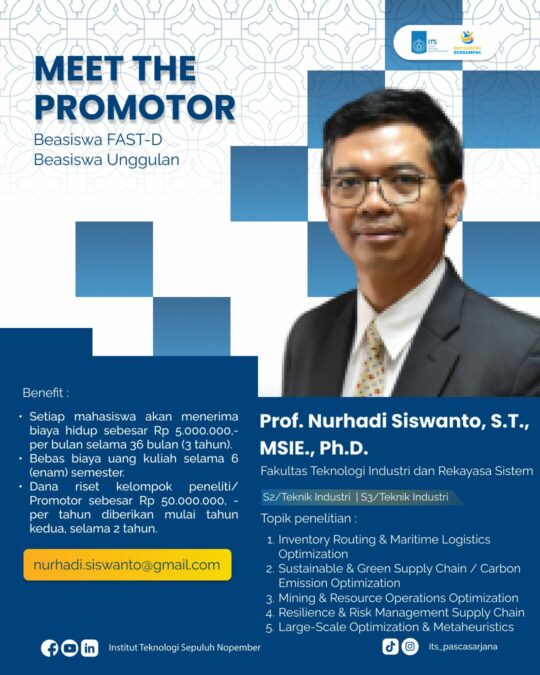 Prof. Nurhadi Siswanto, S.T., MSIE., Ph.D.