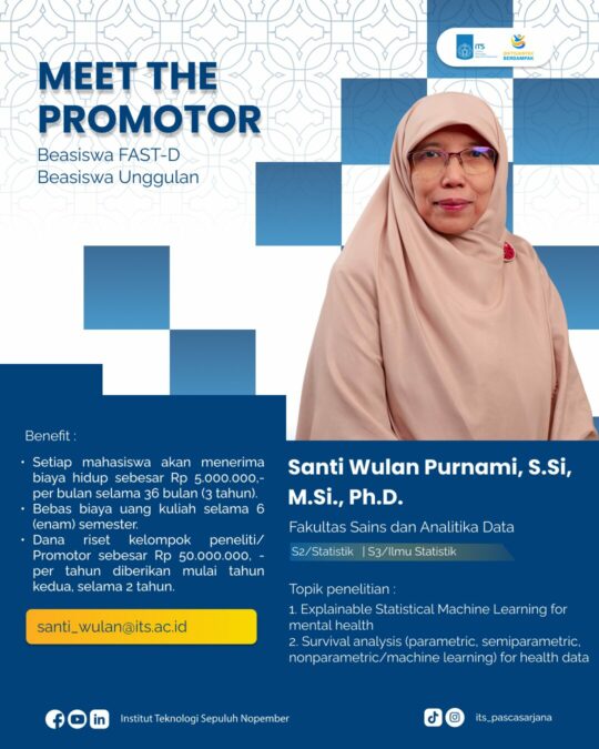 Santi Wulan Purnami, S.Si, M.Si., Ph.D.