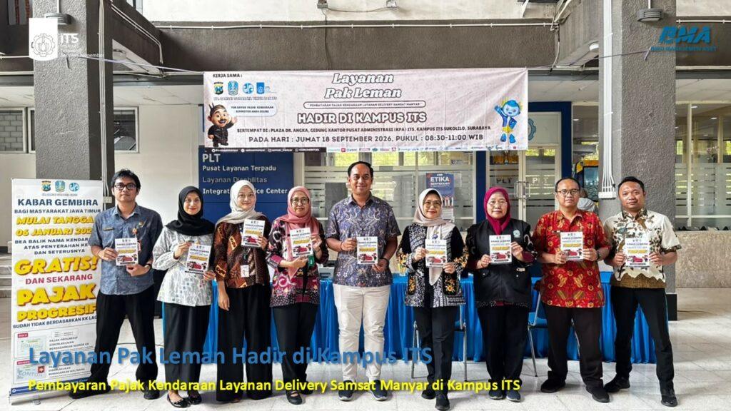 Layanan Pak Leman (Pembayaran Pajak Kendaraan Layanan Delivery Samsat Manyar) di Kampus ITS