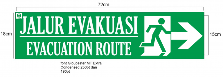 Standard Safety Sign ITS Biro Umum dan Reformasi Birokrasi