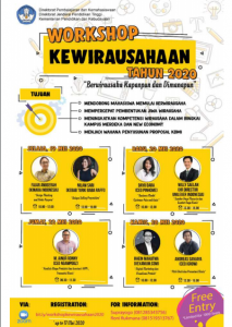 Workshop Kewirausahaan Tahun 2020