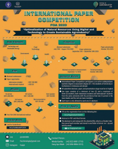 International Paper Competition FOA 2020