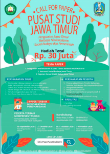 Call For Paper Pusat Studi Jawa Timur
