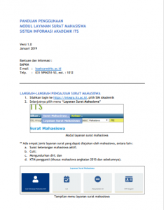 Layanan Surat Mahasiswa Online