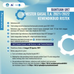 Bantuan UKT Semester Gasal T.A 2021/2022