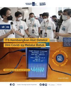 ITS Kembangkan Alat Deteksi Dini Covid-19 Melalui Batuk