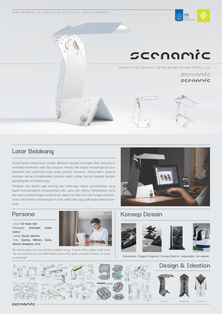 DYNAMIC LIGHTING PRODUCT DESIGN WITH A MILITARY LOOK CONCEPT