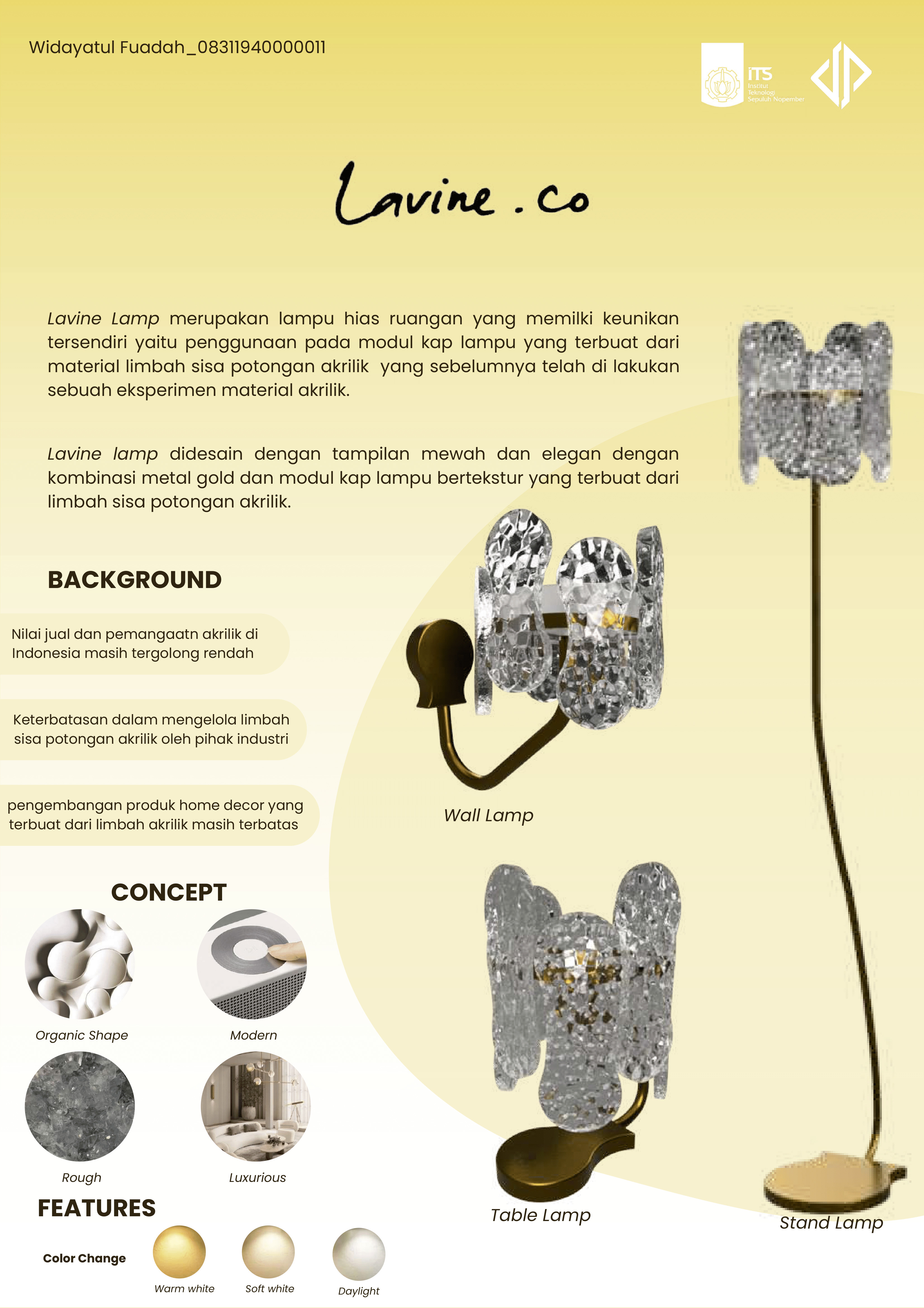 HOME DÉCOR PRODUCT DEVELOPMENT FROM ACRYLIC WASTE MODERN LIVING CONCEPT