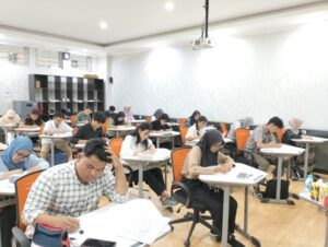 Suasana Verifikasi Portofolio SNBP 2024 Desain Produk ITS
