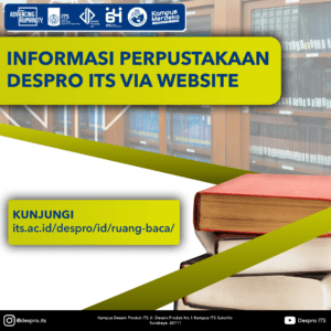 Informasi Perpustakaan Departemen Desain Produk ITS lewat Website