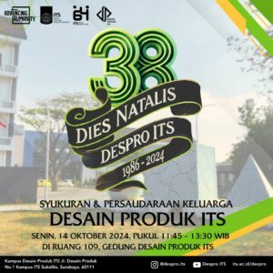 Syukuran Dies Natalis Desain Produk ITS ke-38