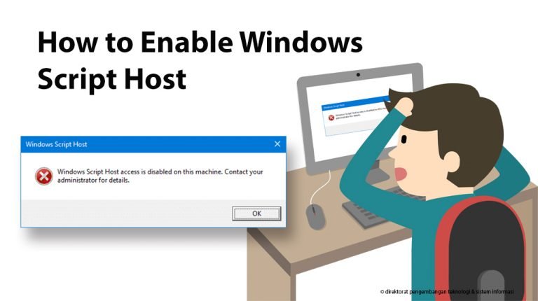 Cara Enable Windows Script Host-eng - DPTSI